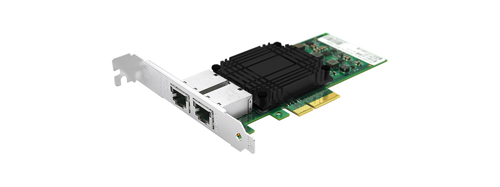 Uptimed 10G Server Dual Port RJ45 met Intel E610 Chipset