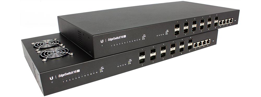 Ubiquiti EdgeSwitch 16 XG met Silent Kit